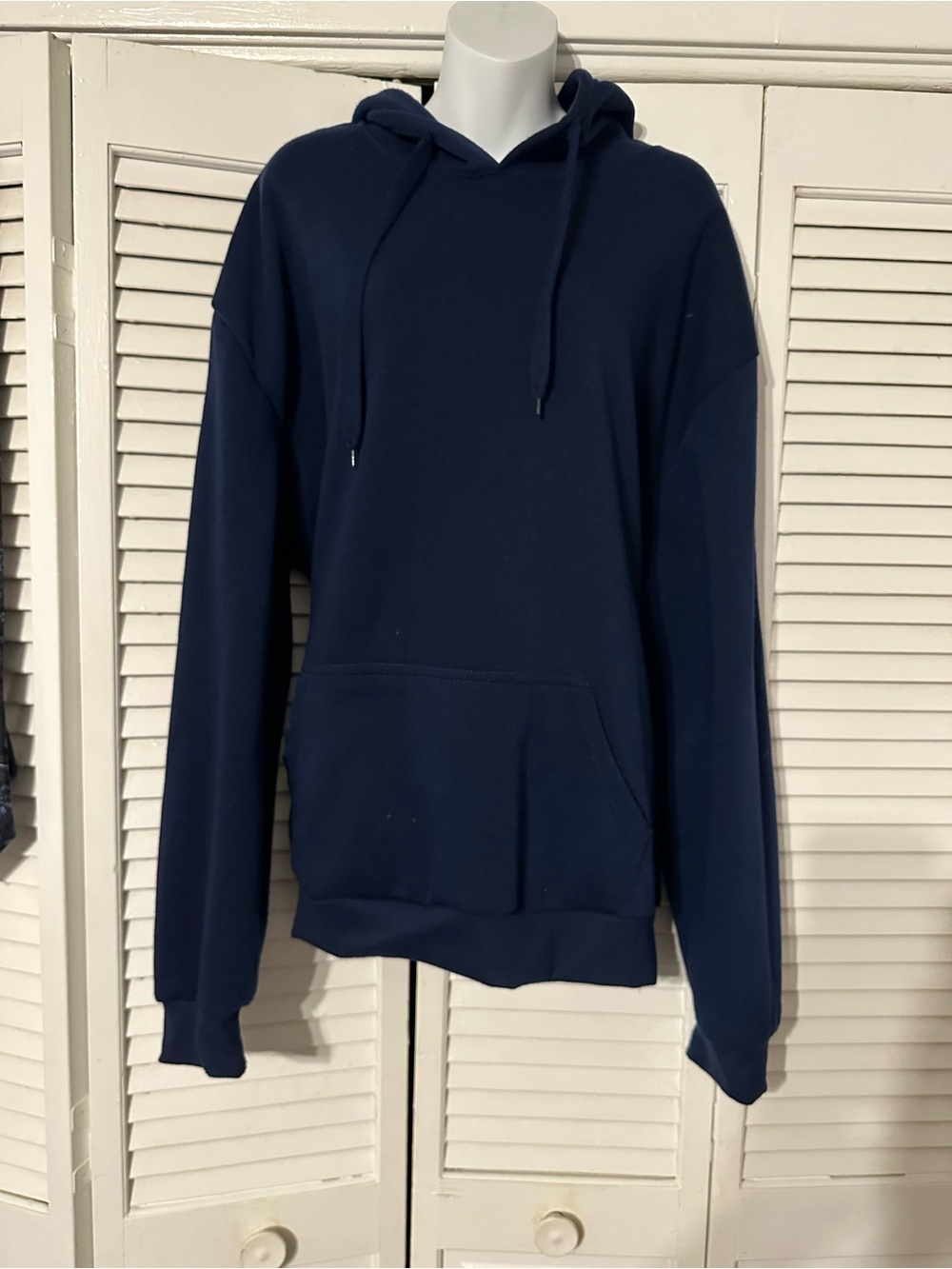 Jackson Hole Outerwear Men's Navy Pullover Hoodie Kangaroo Pocket Size XL